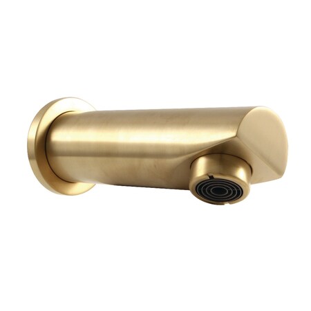 Kingston Brass Tub Faucet Spout with Flange, Brushed Brass K8187A7
